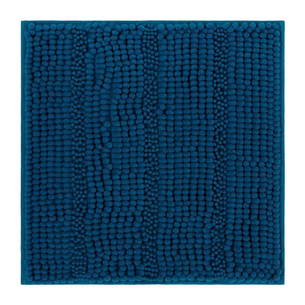 Kúpeľňová Predložka Uwe, 50/50cm, Petrolejová