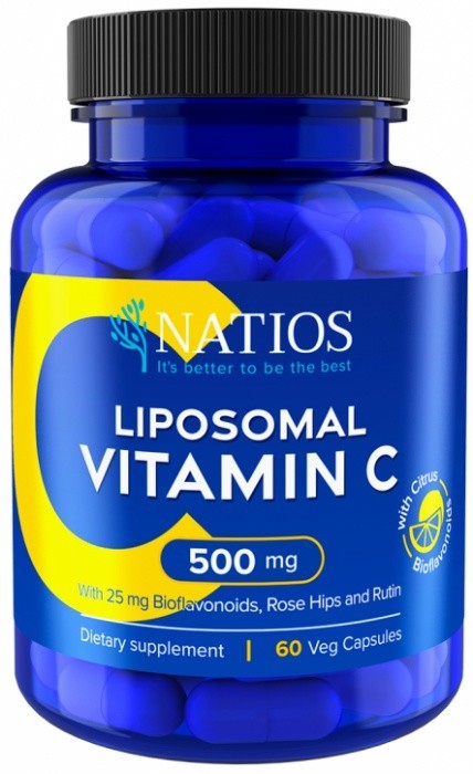 Natios vitamin c liposomální 500 mg 60 kapsúl