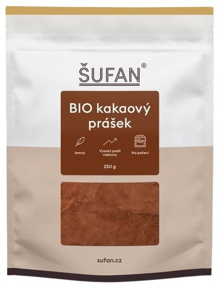 Šufan kakaový prášek bio 250 g