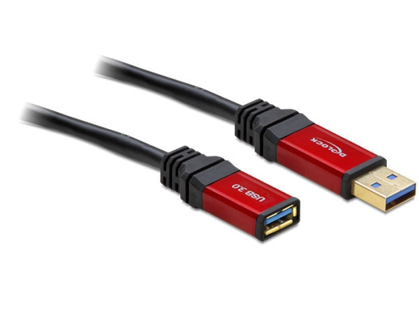 Delock predlžovací kábel USB 3.0-A samec / samica 3m Premium