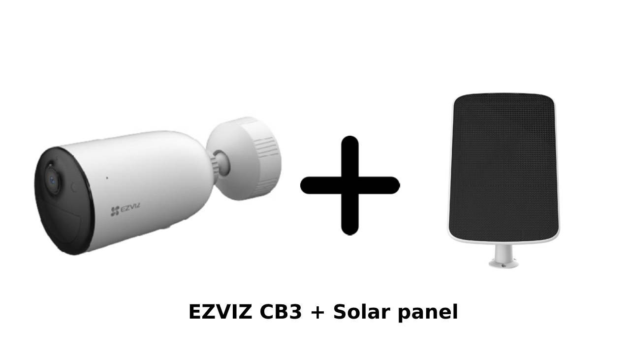 EZVIZ CB3 + Solar panel