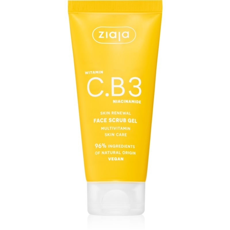 Ziaja Vitamin C.B3 Niacinamide peelingový čistiaci gél na tvár 100 ml