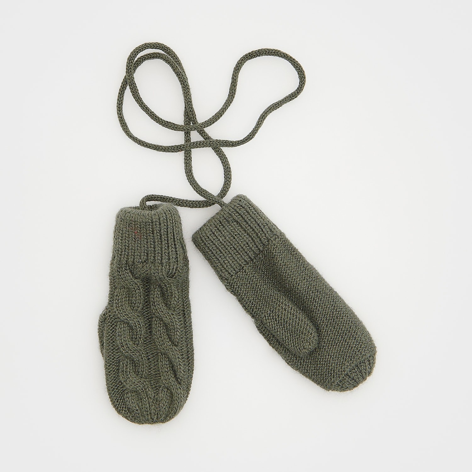 Reserved - Boys` mittens - Zelená