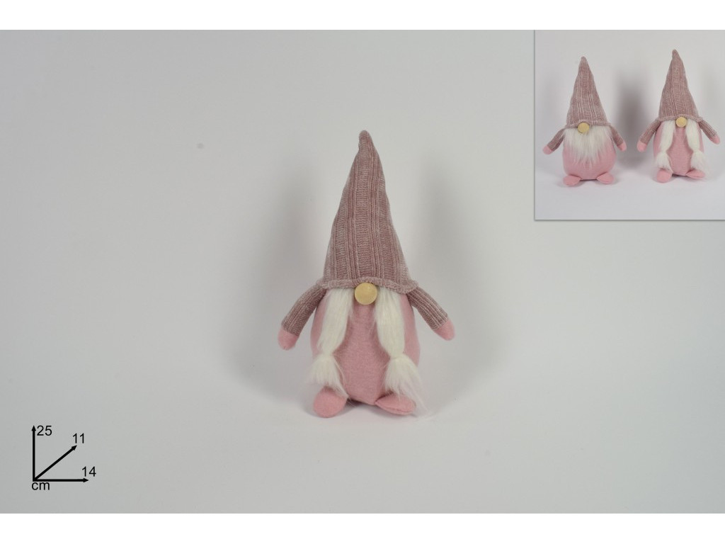 MAKRO - Škriatok vianočný 25cm rôzne druhy