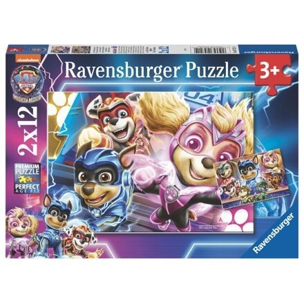 Ravensburger Paw Patrol vo veľkofilme Puzzle 2x12 dielikov