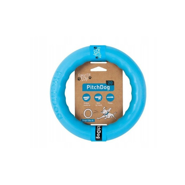 Pitch Dog Hračka modrá - kruh 28