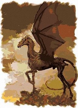 Malba testrál (Harry Potter), 40×50 cm, vypnuté plátno na rám