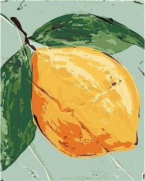 Citrón I (Haley Bush), 40×50 cm, vypnuté plátno na rám
