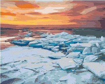 Lofotské ostrovy, 40×50 cm, vypnuté plátno na rám