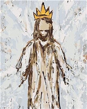 Ježíš (Haley Bush), 80×100 cm, vypnuté plátno na rám