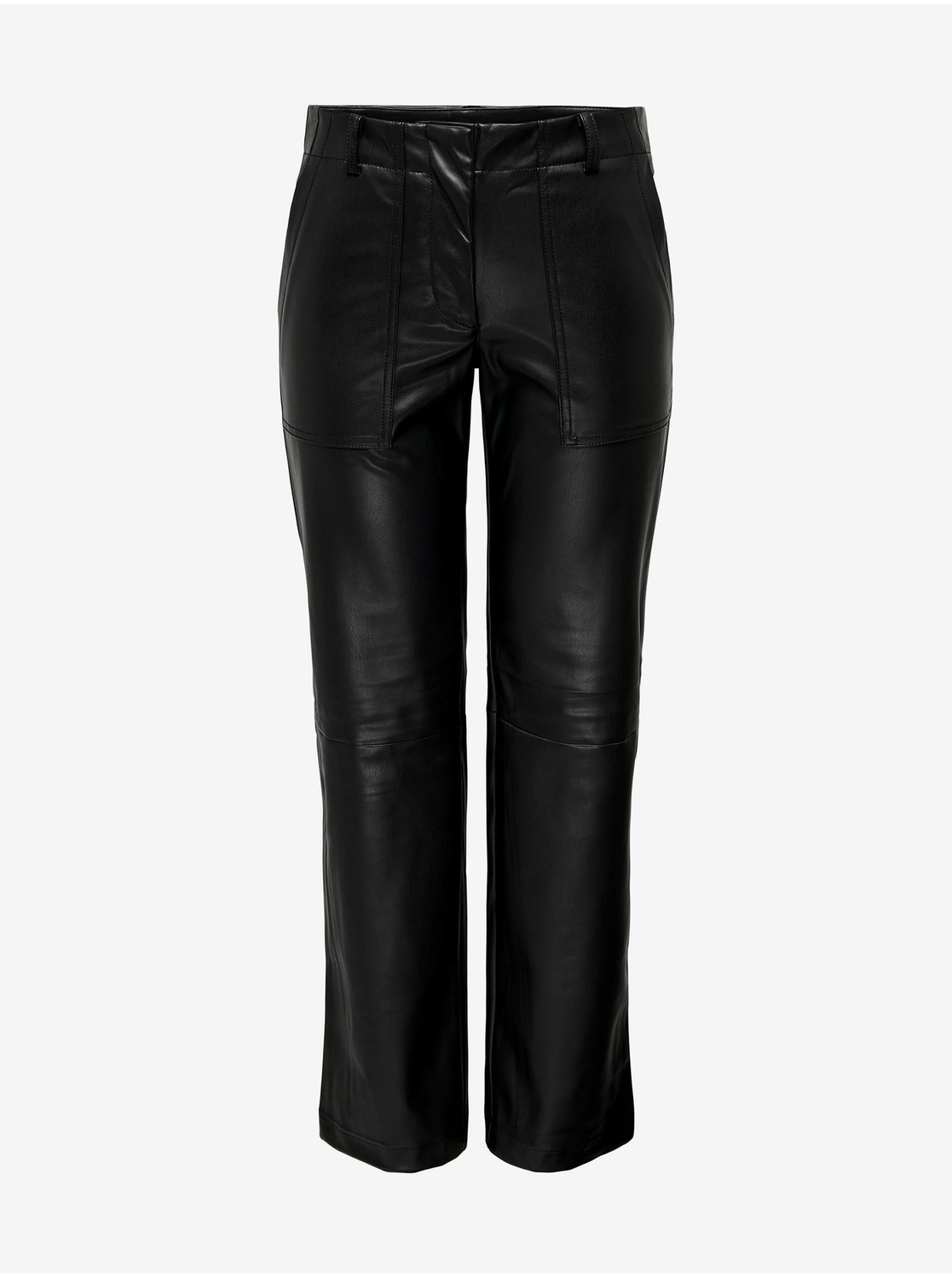 Black women's faux leather pants ONLY Penna - Women