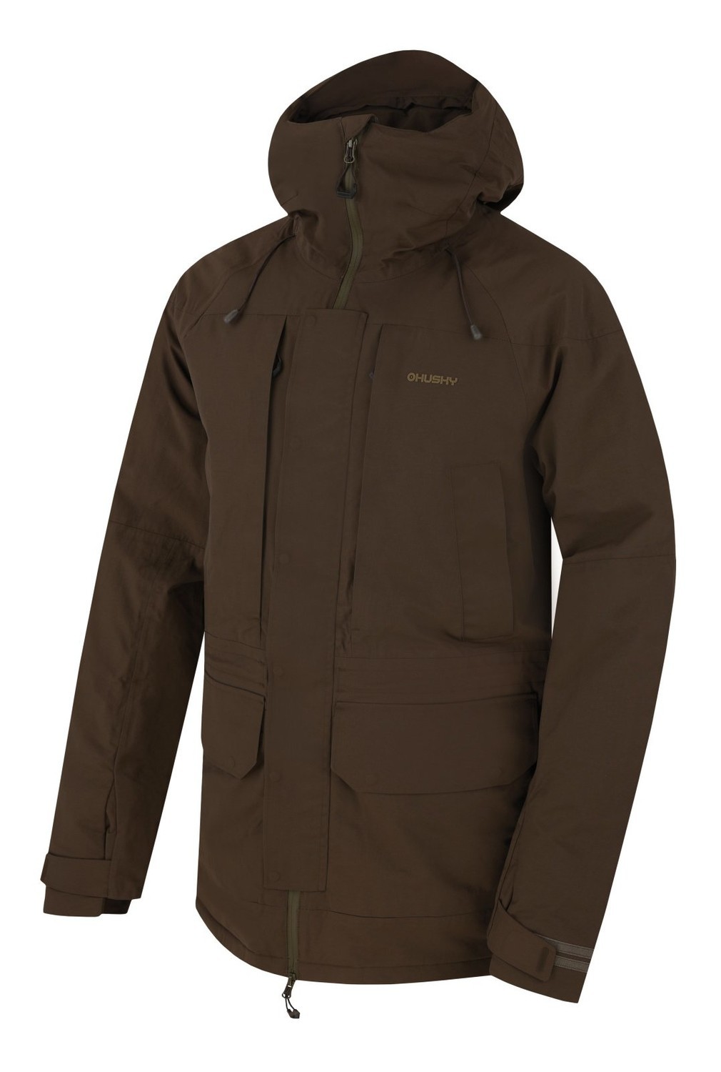 Men's hardshell jacket HUSKY Nigalo M deep khaki