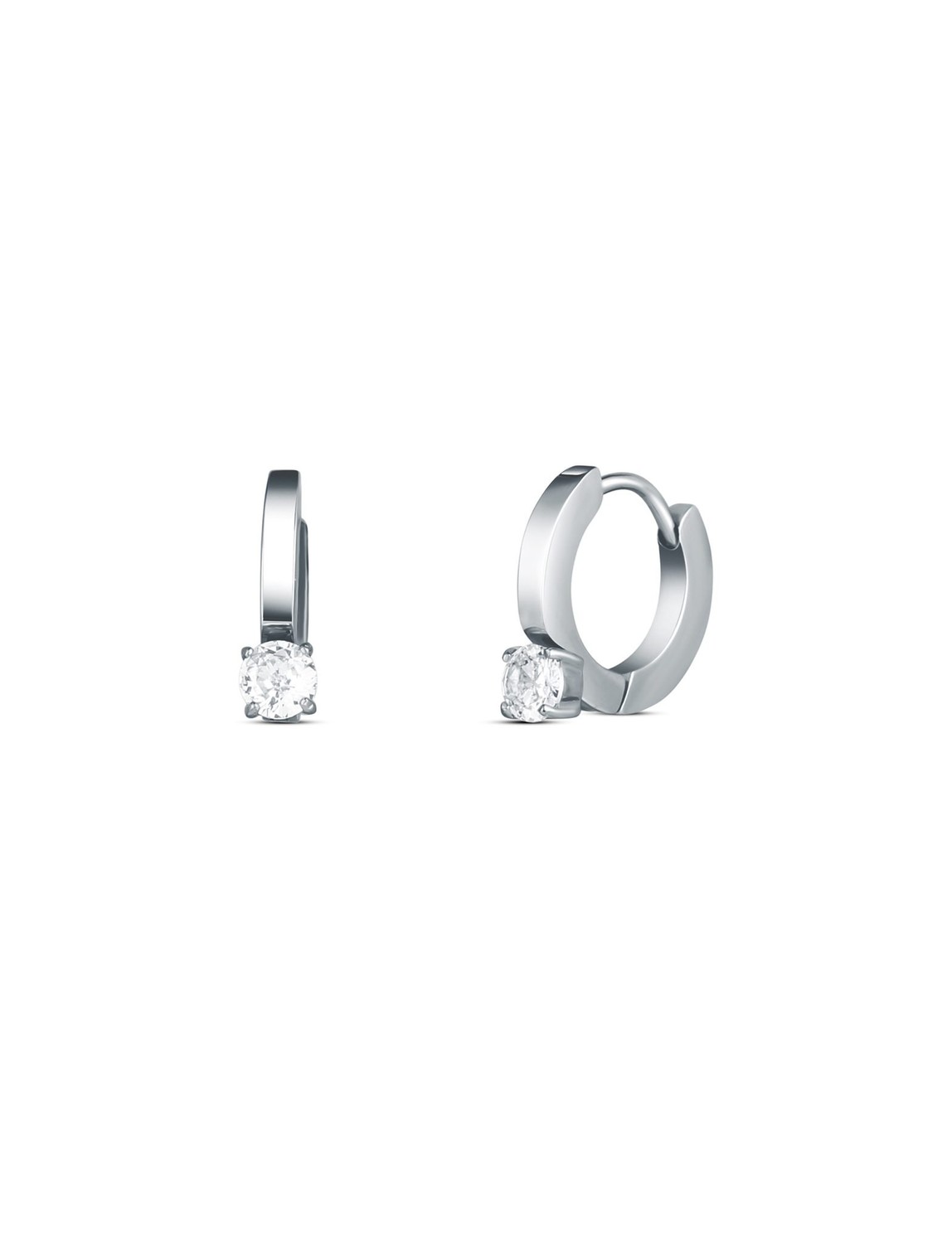 VUCH Manilla Silver Earrings