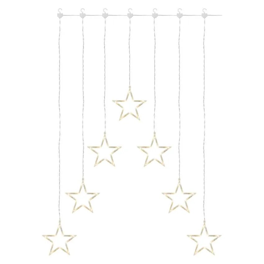EMOS DCGW14 VIAN. ZAVES HVIEZDY 70LED 67x125CM CM IP20 WW