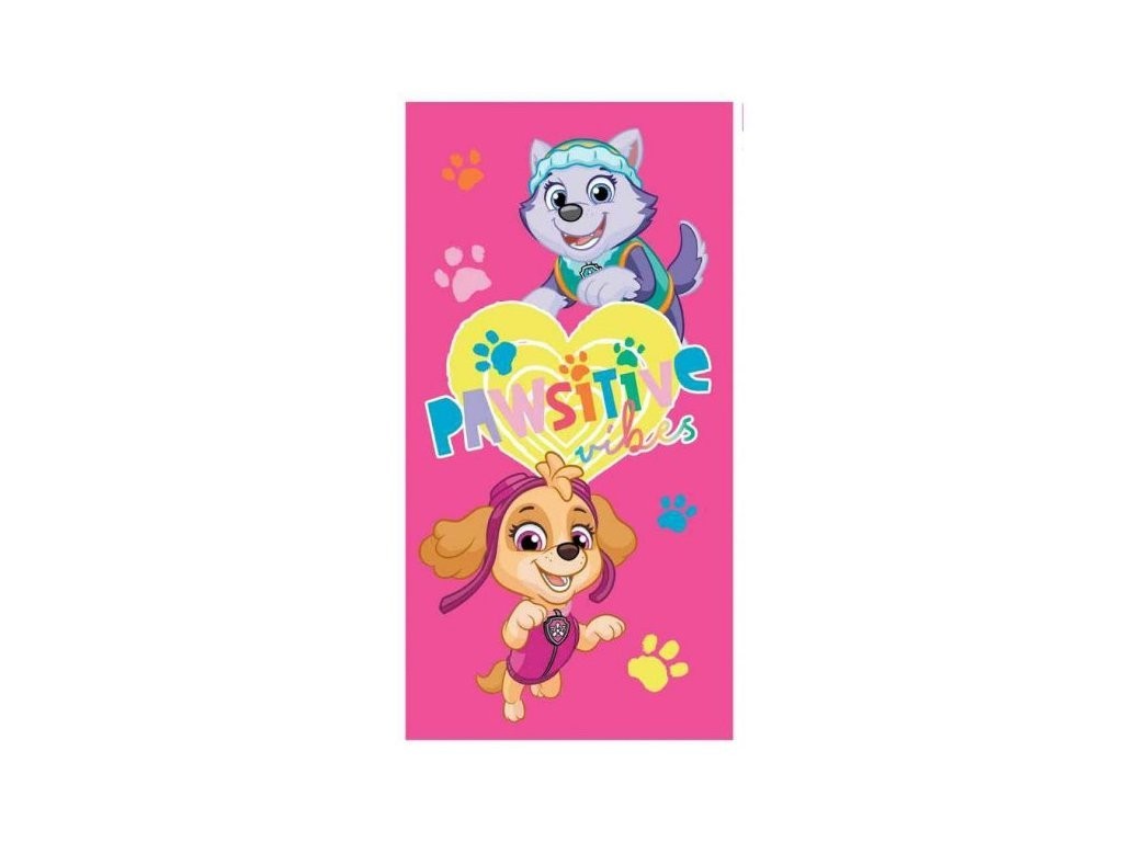 Setino Detská osuška - Paw Patrol, Skye ružová