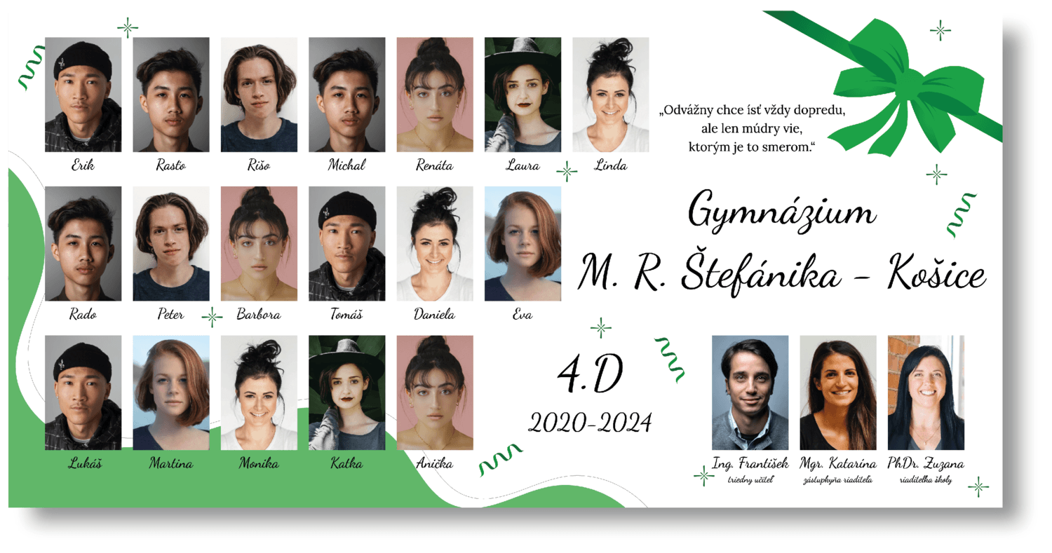 Personal Banner na stužkovú s fotkami - Simply Rozmer banner: 130 x 65 cm