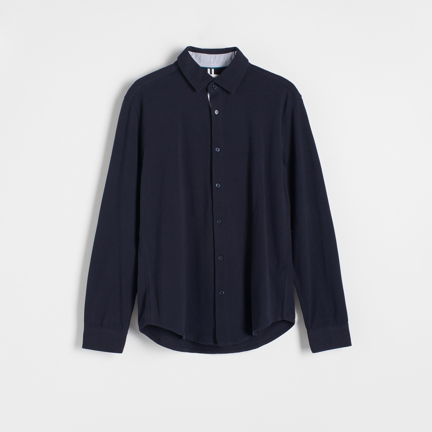 Reserved - Bavlnená košeľa slim fit - Biela