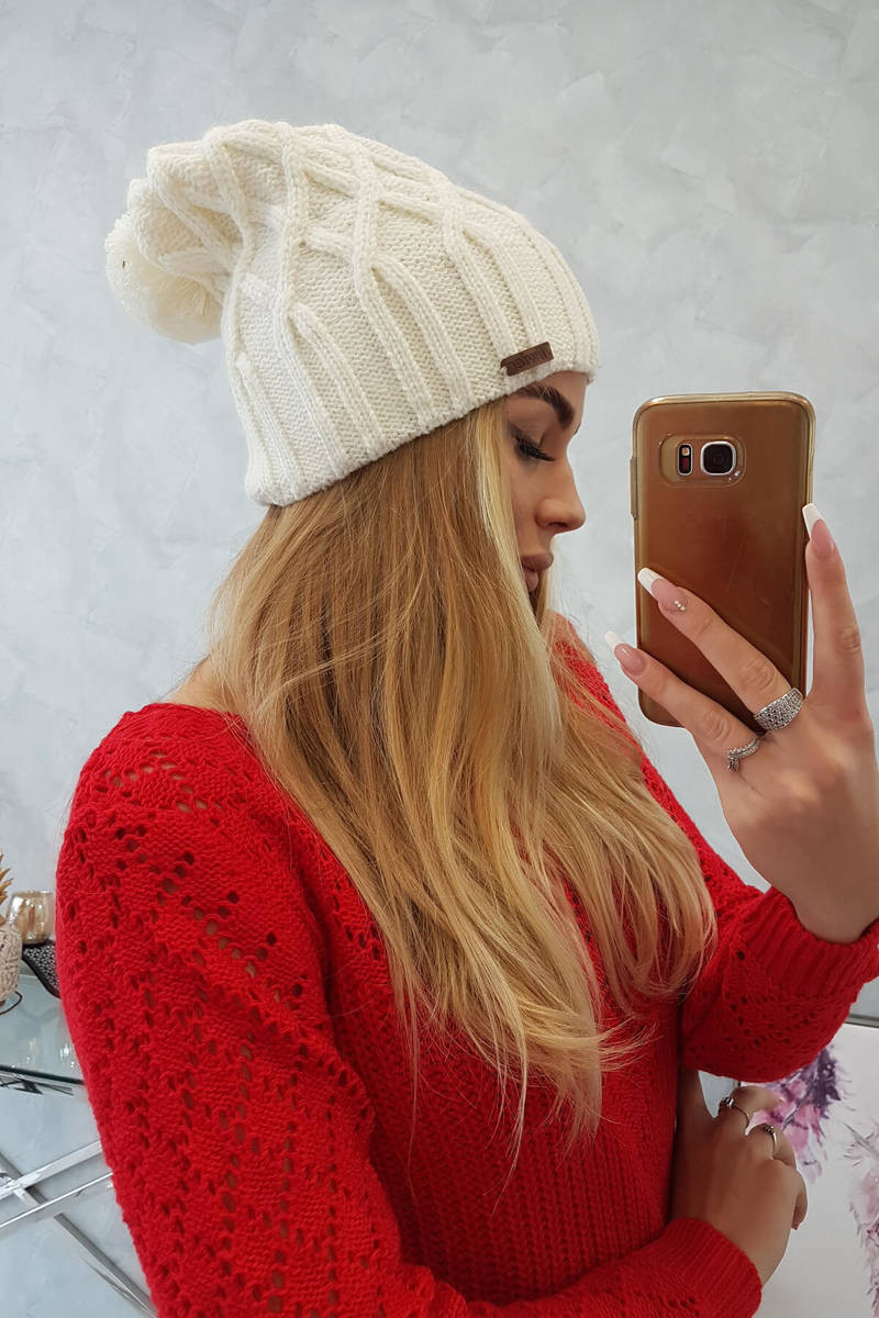 Milano fleecová čiapka K203 ecru UNI