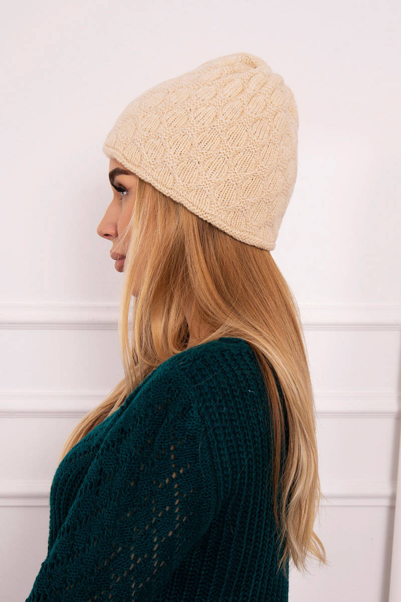 Čiapka Agata K222 svetlo béžová UNI