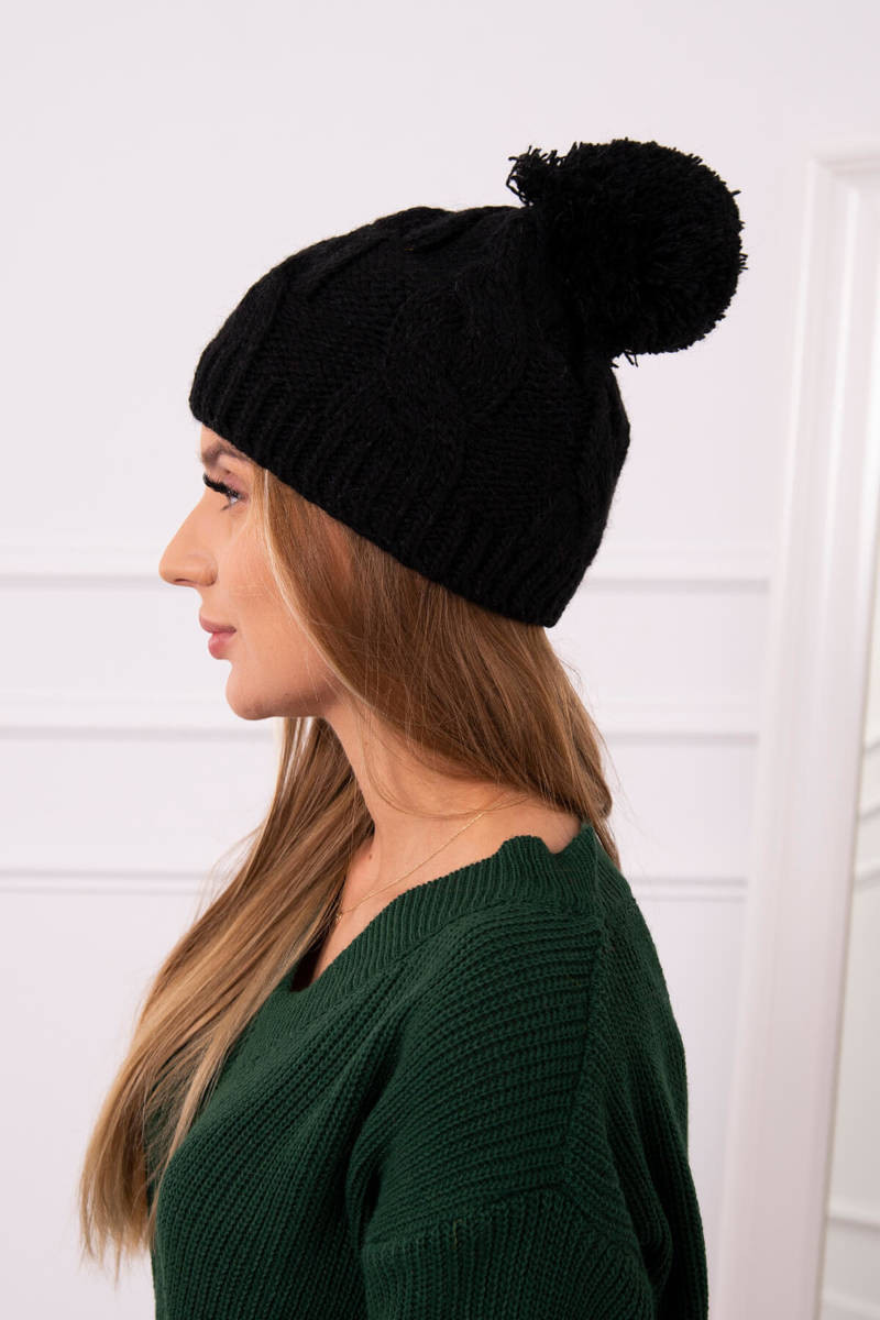 Fleecová čiapka Stefania K278 čierna UNI