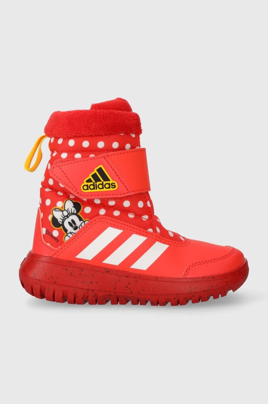 Detské snehule adidas Winterplay Minnie C červená farba