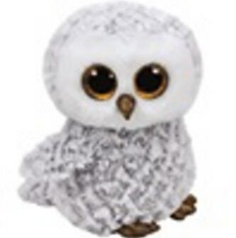 TY Meteor Beanie Boos OWLETTE - biela sova 15 cm