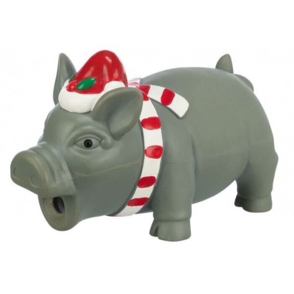Trixie Xmas hračka prasa latex 16 cm
