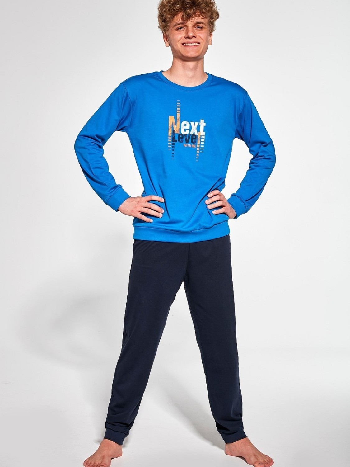 Pyjamas Cornette F&Y Boy 999/48 Next L/R 164-188 blue
