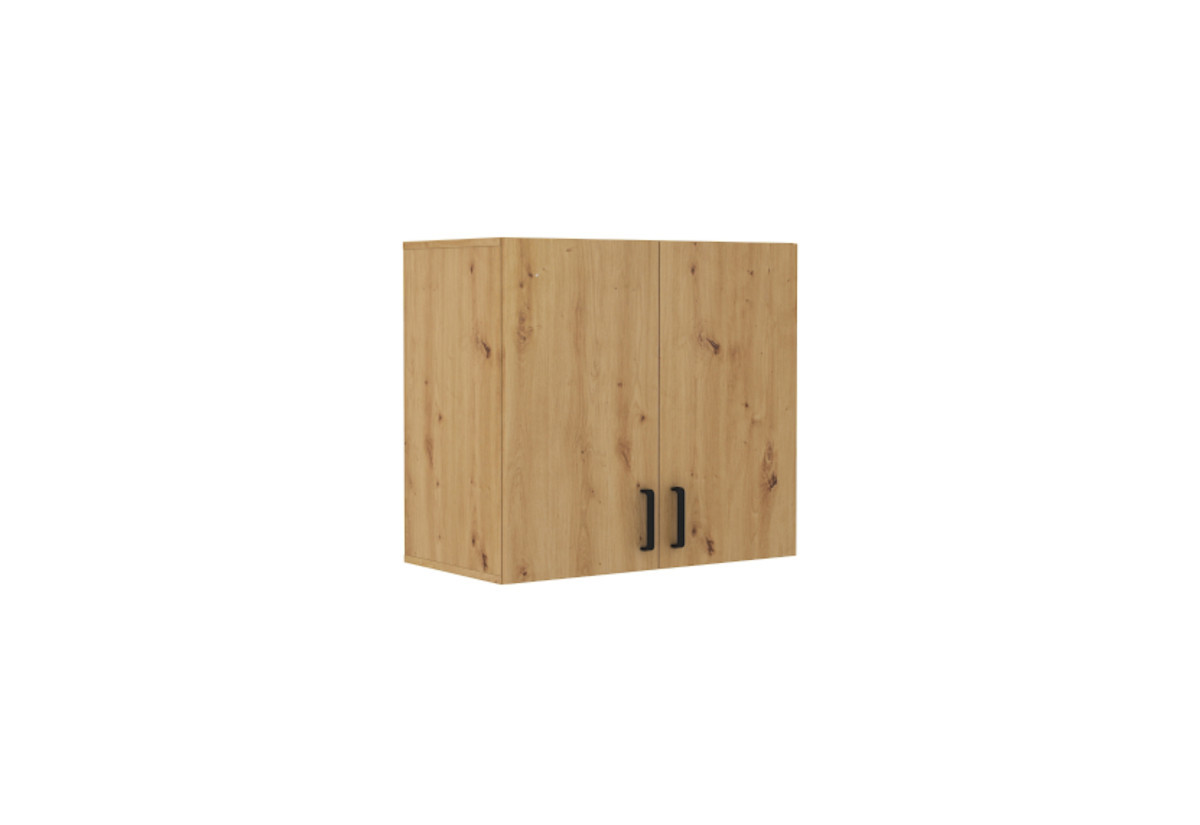 Expedo Skrinka horná dvojdverová MALITA, 80x73x43,5, dub artisan