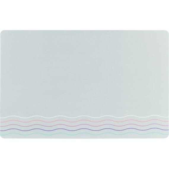 Trixie Place mat waves, 44 × 28 cm, grey