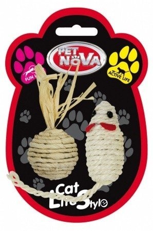 Petnova - Hracky HRACKA - CAT sisalset mouse ball 7