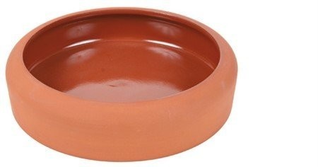 Trixie Bowl with rounded rim, ceramic, 600 ml/ř 19 cm, terracotta