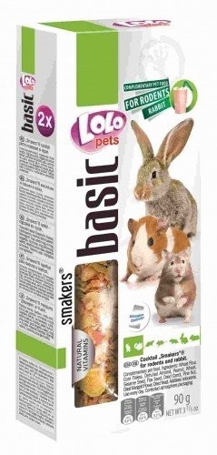 LOLOPETS LO Tycinka pre hlodavce 2ks - koktejl