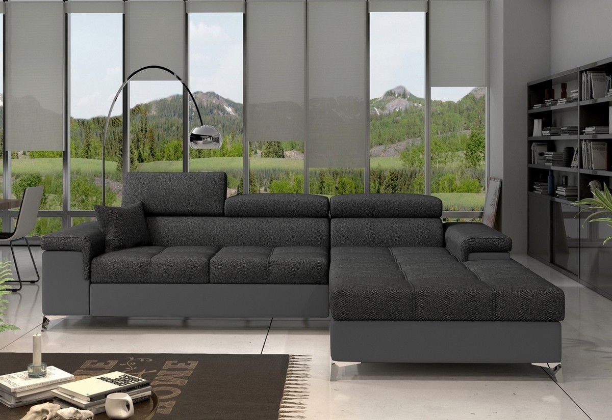 Expedo Rohová sedačka ORLANDO, 280x90x205, inari 96/soft 29, pravá