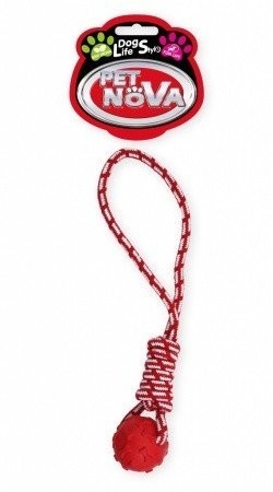 Petnova - Hracky HRACKA - TPR ROPEBALL RED