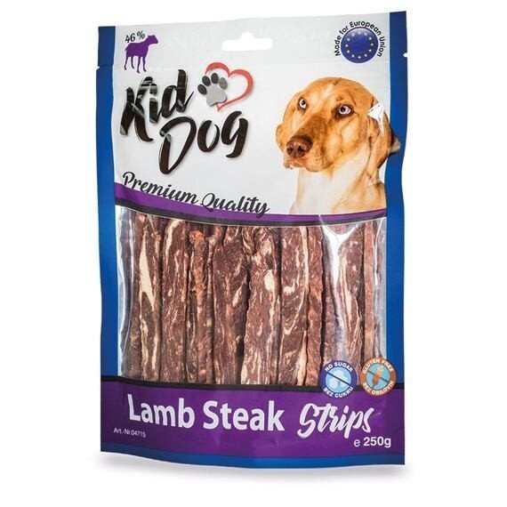 KID DOG KD Jahnací steak v prúžku 250g