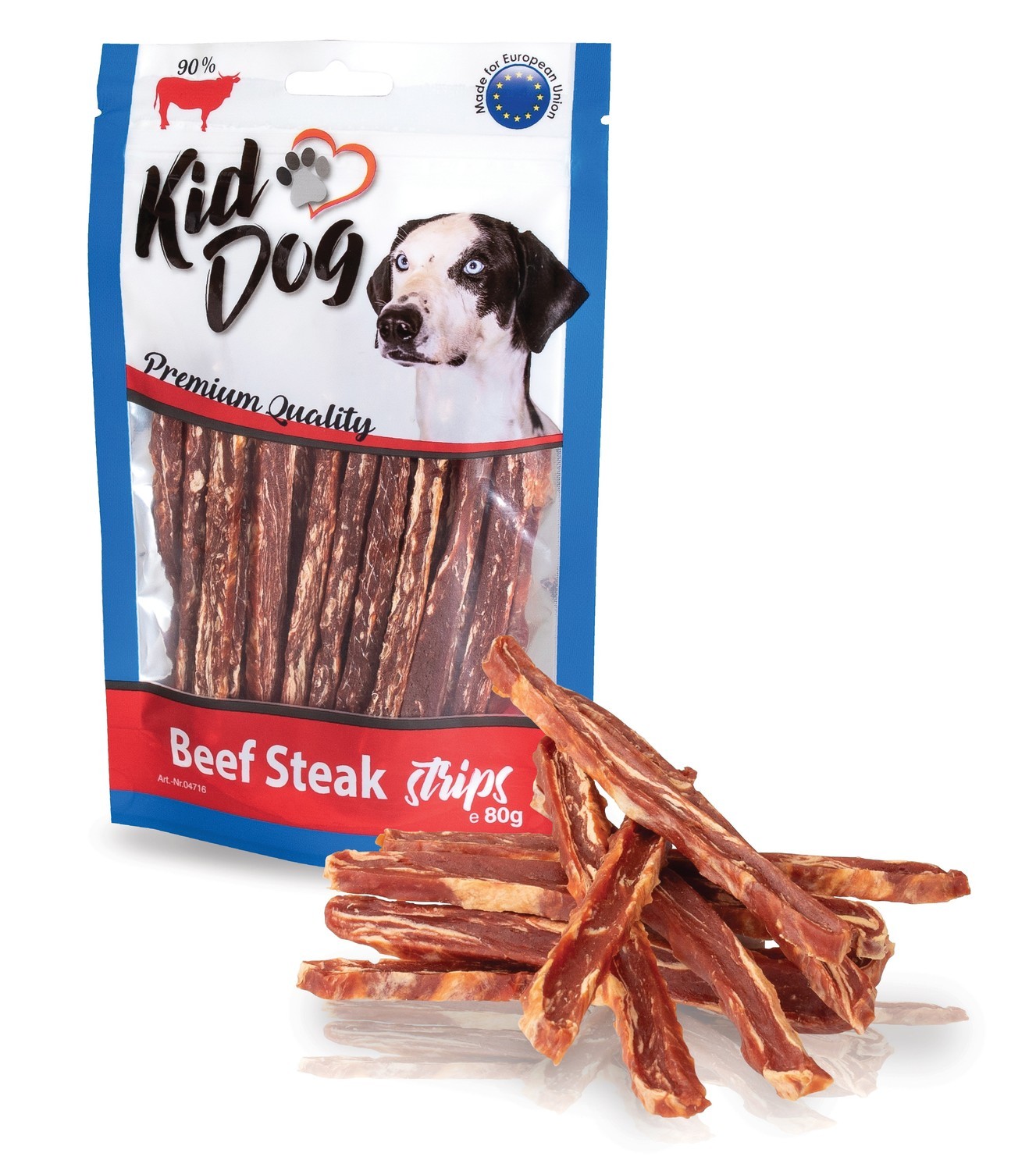 KID DOG KD Hovädzí steak v prúžku 80g
