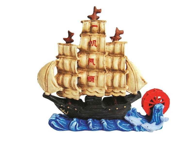 Happet Plachetnica 17cm - akva. dekorácia