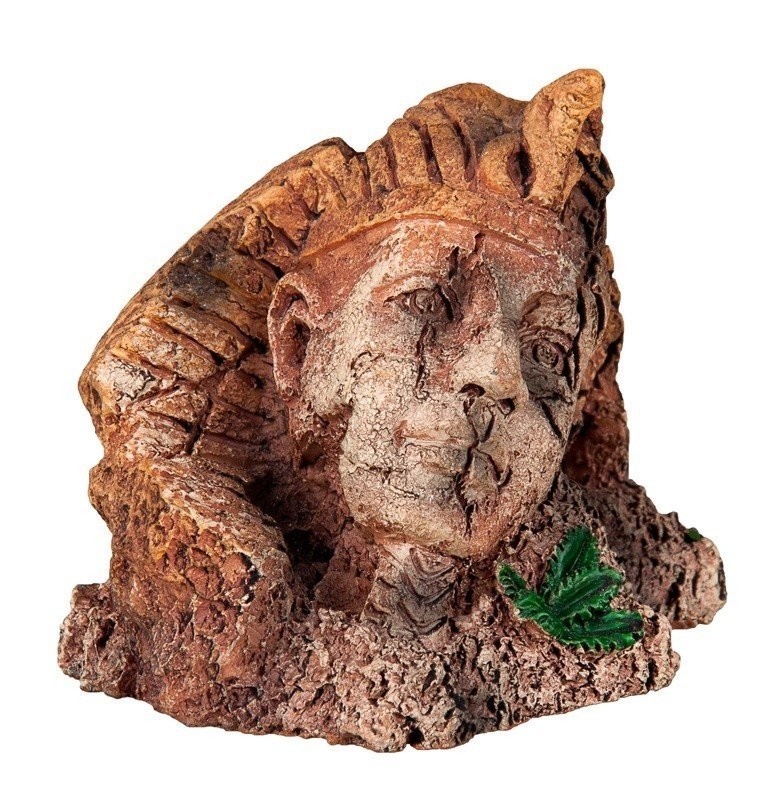 Happet Ruiny tvár 6cm - akva. dekorácia