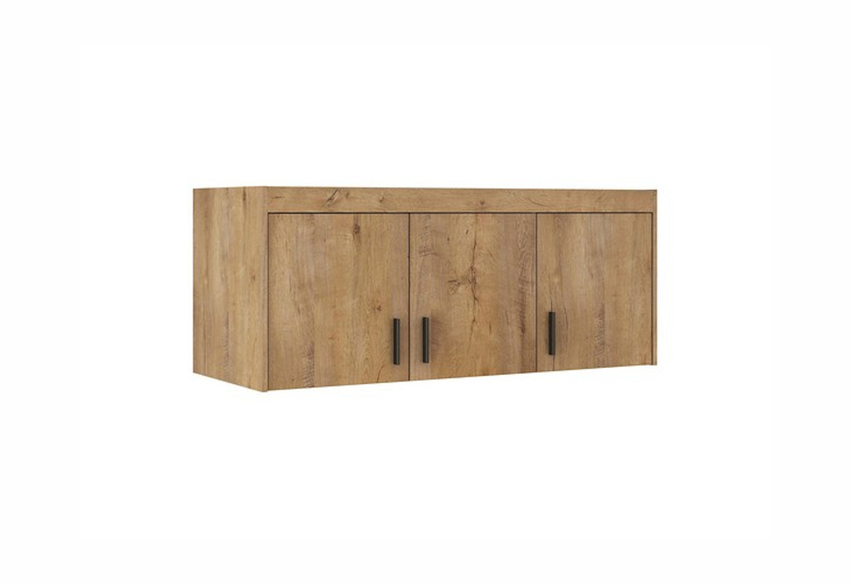 Expedo Nástavec na šatníkovú skriňu ELLENA 3D, 133x55x53, dub lefkas