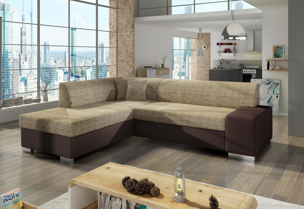 Expedo Rozkladacia sedacia súprava CHERRY, 278x73x216 cm, berlin 03/soft 066, lavá