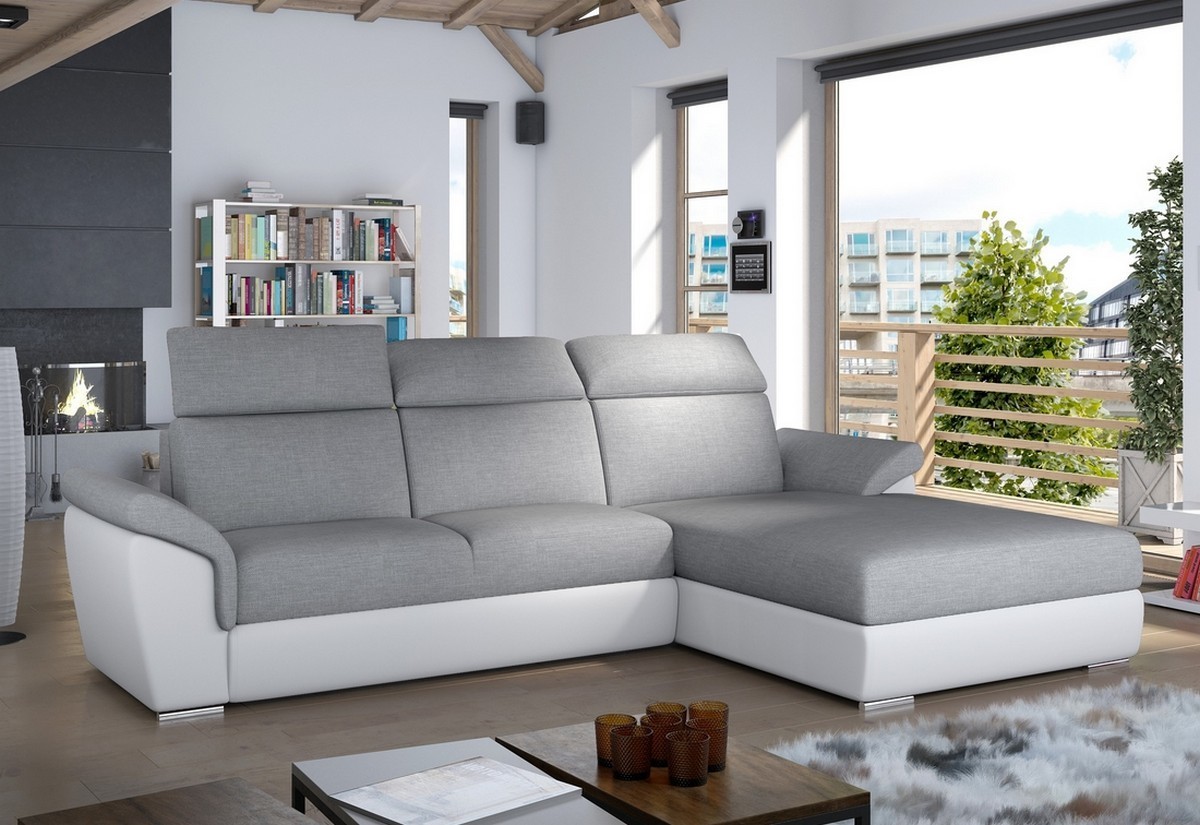 Expedo Rohová rozkladacia sedačka TATIANA, 272x100x216, sawana 21/soft 17, pravý roh