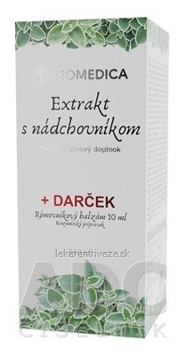 BIOMEDICA Rýmovníkový extrakt bylinný, s nádchovníkom 1x240 ml + darček Rýmovníkový balzam 1x10 ml, 1x1 set