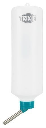 Trixie Water bottle with wire holder, plastic, 600 ml