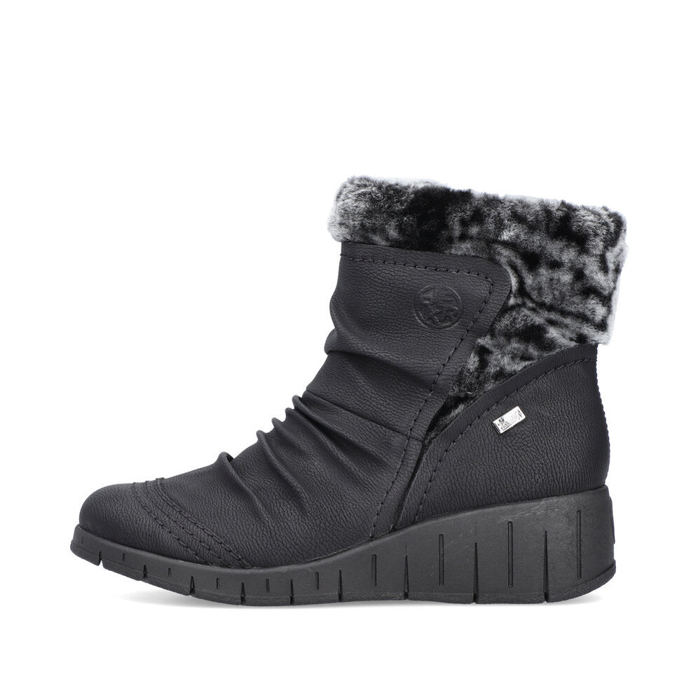 RIEKERTEX kotník QR253555060 Čierna - 37
