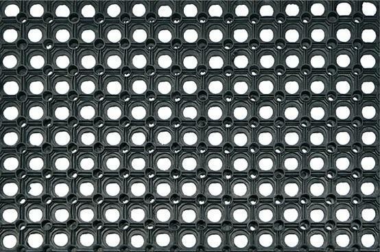 Rohožka HONEYCOMB 80 x 120 cm černá