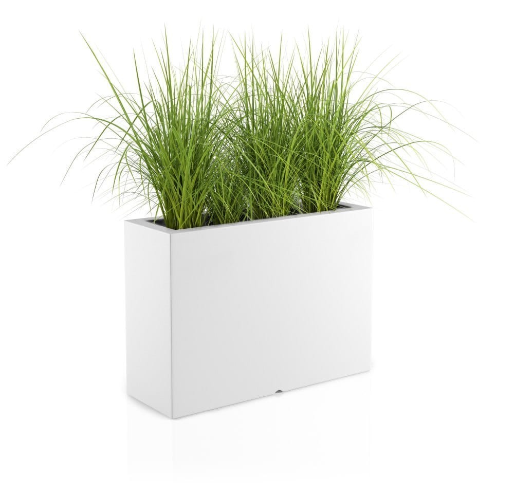 Zahradní květináč LUNGO GRANDE 60 cm bílý