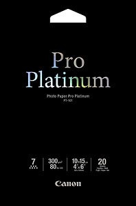Canon fotopapier PT-101 - 10x15cm (4x6inch) - 300g/m2 - 20 listov - lesklý