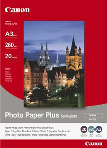 Canon fotopapier SG-201 - A3+ - 260g/m2 - 20 listov - pololesklý