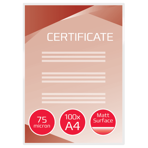 GBC Laminovacie vrecká A4 75 mic, matné (100)